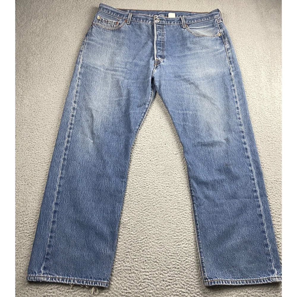Vintage Levis 501xx Jeans 44x34 (39x31 actual) Blue Y2K Faded Light Wash